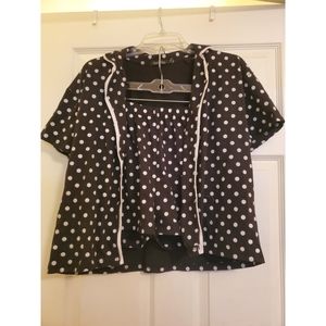 Polka Dot Pajama Short Set